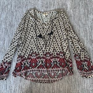 Boho style top